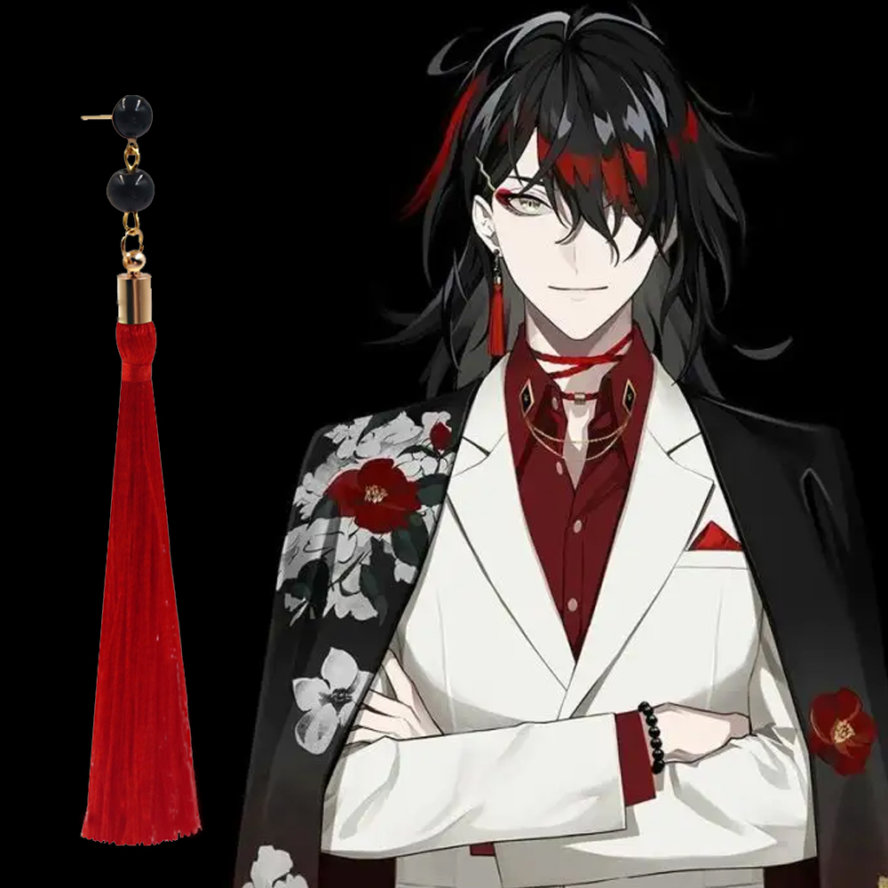 Men Fashion Youtuber - Аниме Virtual YouTuber Vox Akuma красные