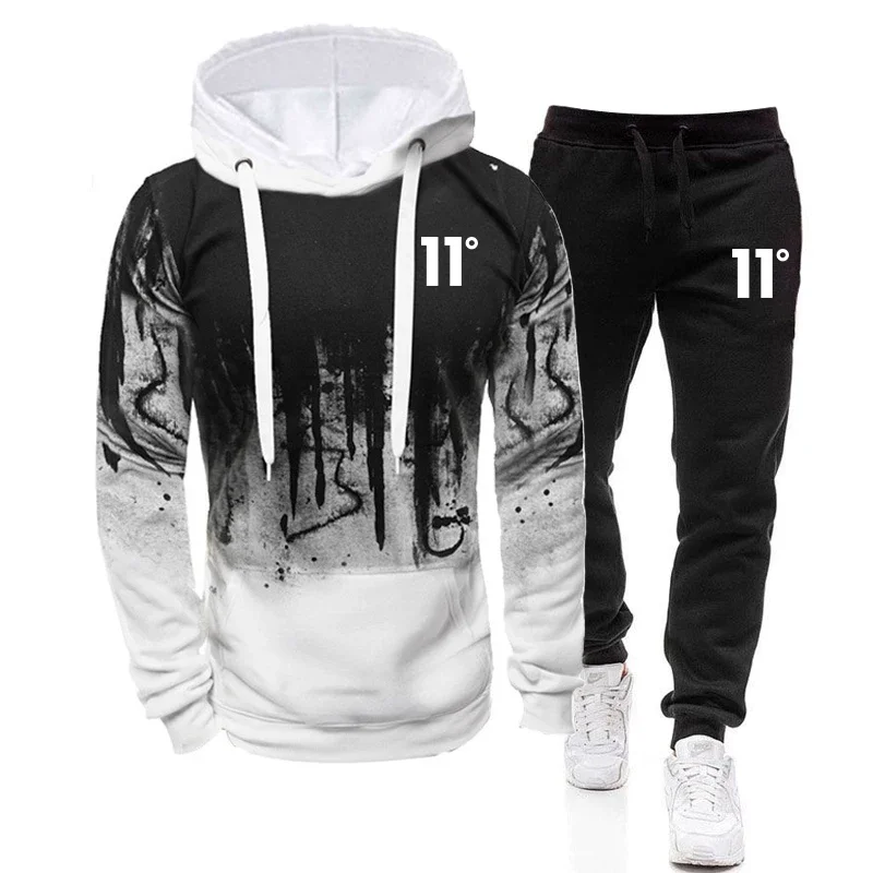 Men'S Fashion Hoodies - Повседневный модный мужской спортивный костюм высокого