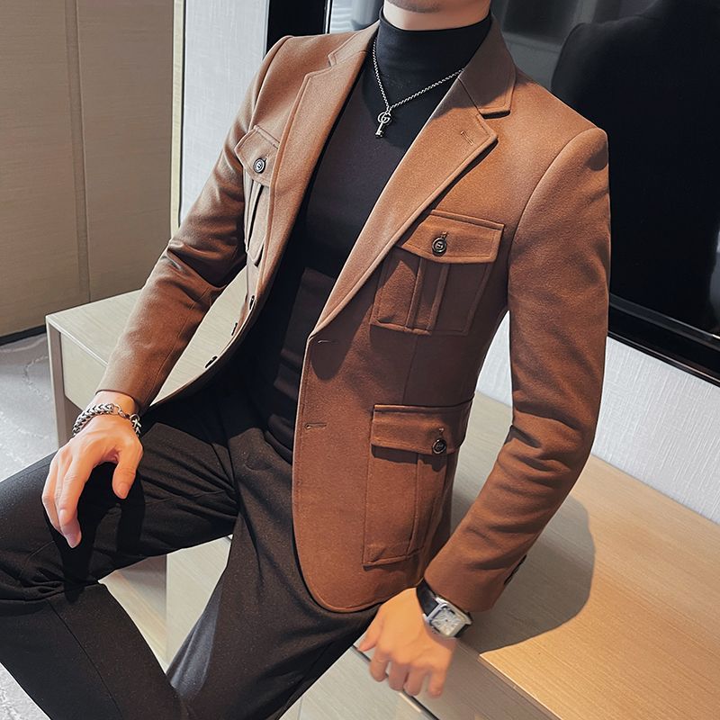 Men'S Fashion Light Jacket - Модный легкий роскошный новый твидовый пиджак,