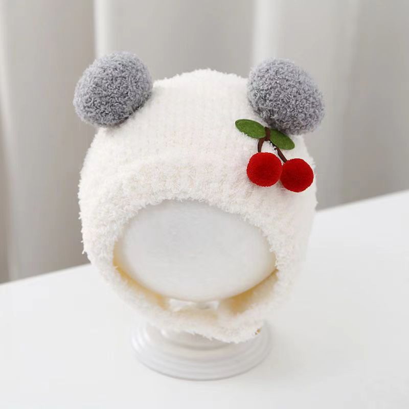 Beanie Winter Hat - Зимняя теплая детская шапка-бини с милым