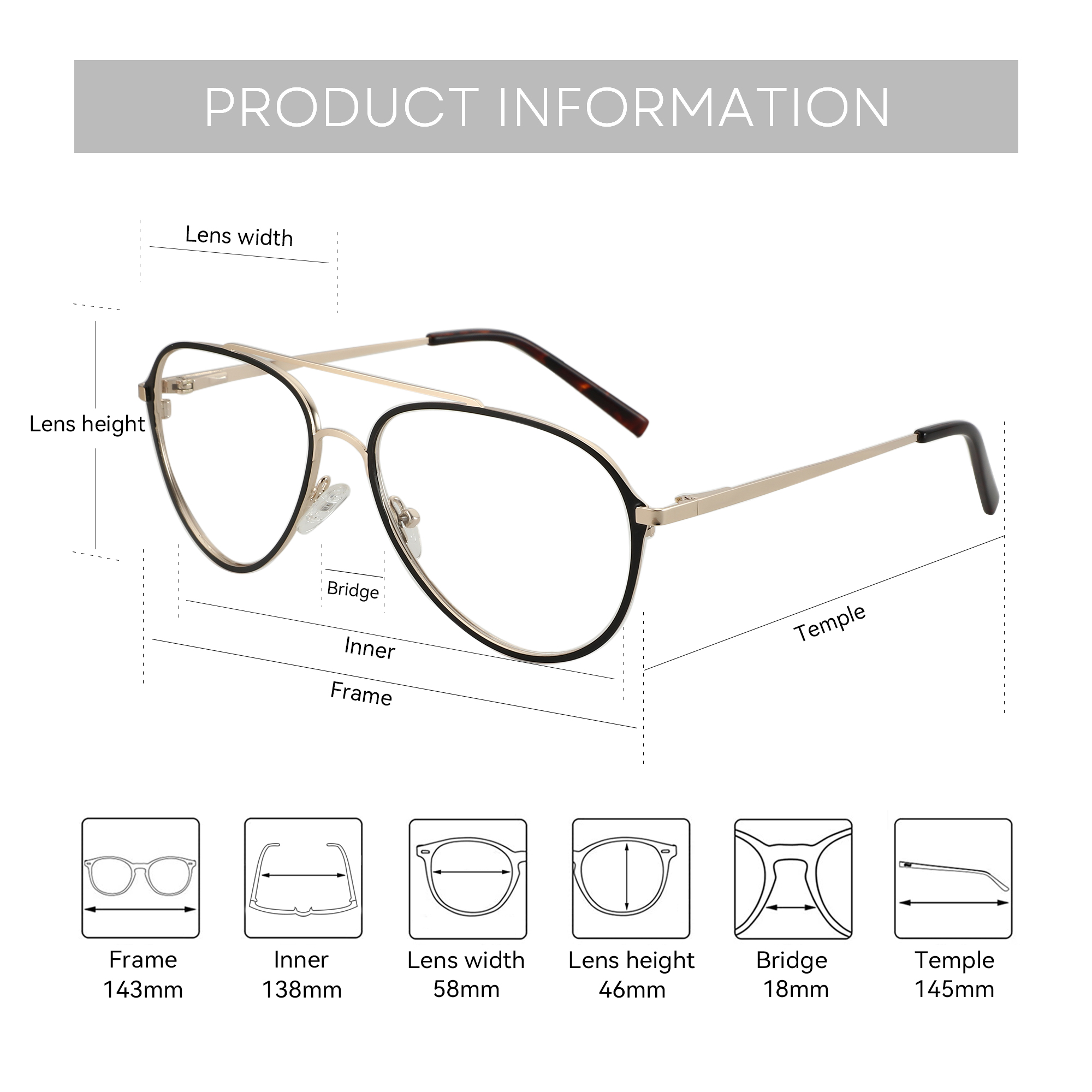 Новые модные очки-авиаторы ZEN – обзор и цена Men'S Fashion Non Prescription Glasses