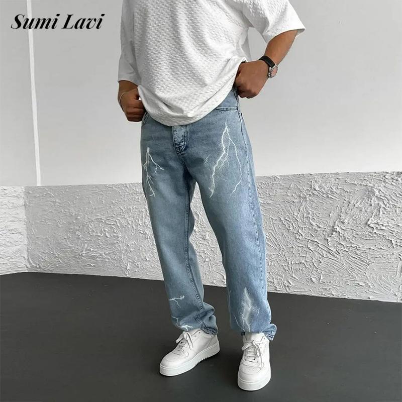 2024, весна-лето, стильные муж – обзор и цена Men'S Fashion Jeans 2025