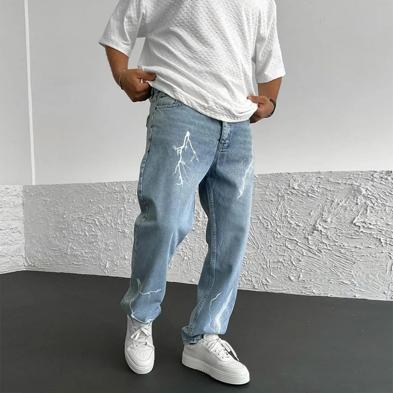 2024, весна-лето, стильные муж – обзор и цена Men'S Fashion Jeans 2025