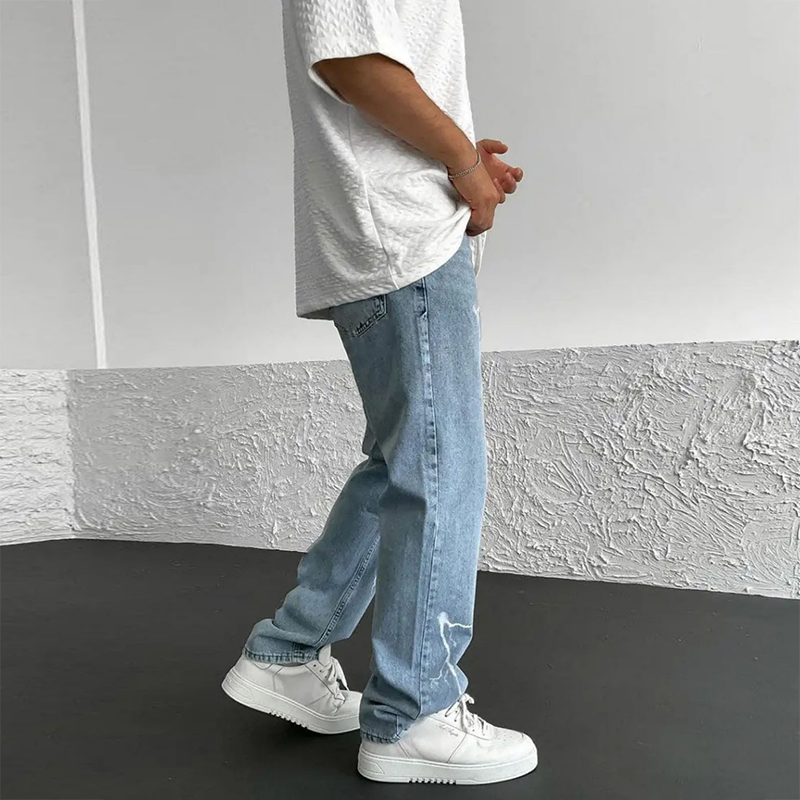 2024, весна-лето, стильные муж – обзор и цена Men'S Fashion Jeans 2025
