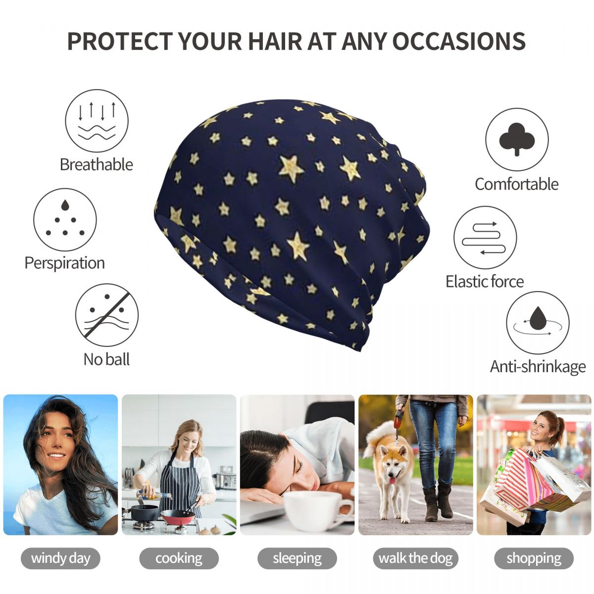 Бандана-шарф с принтом «Голубо – обзор и цена Beanie Winter Hat
