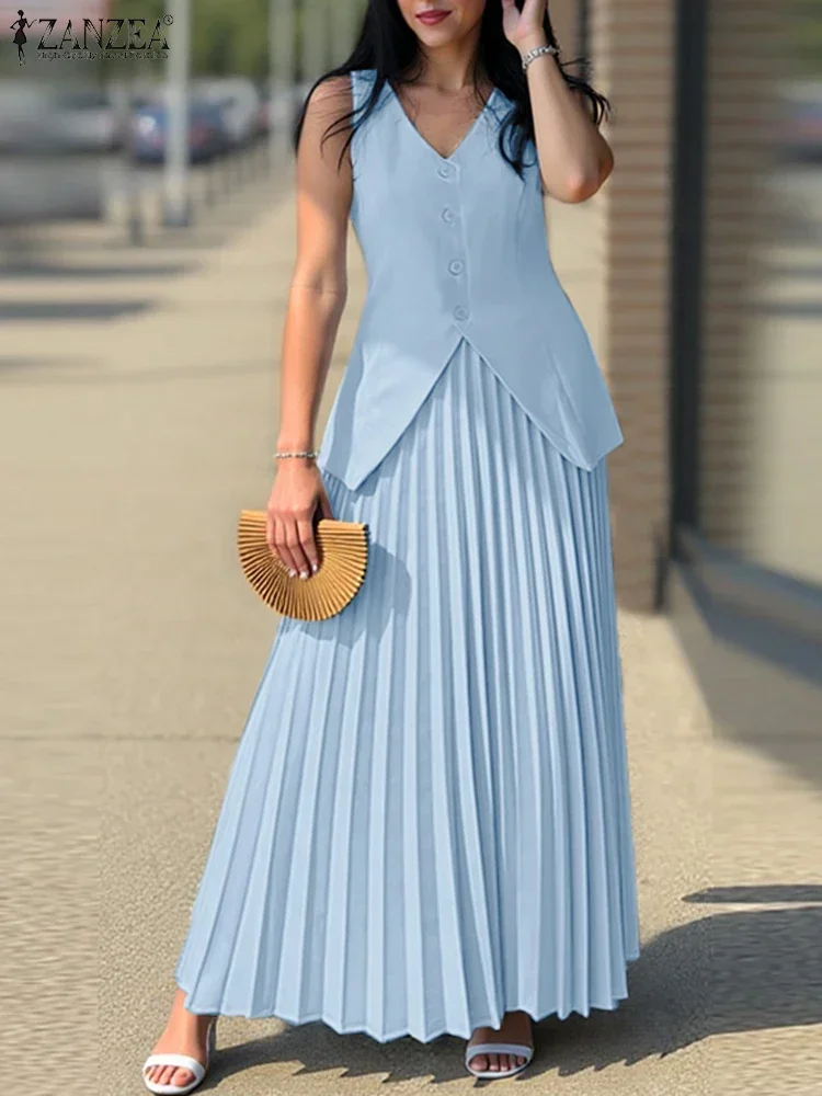 ZANZEA Summer 2PCS Dress Sets  – обзор и цена Mens Fashion Summer 2025