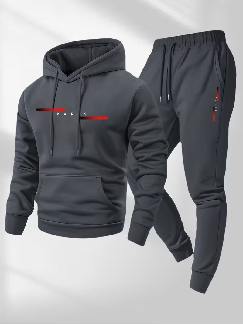 Мужской модный комплект с прин – обзор и цена Men'S Fashion Hoodies