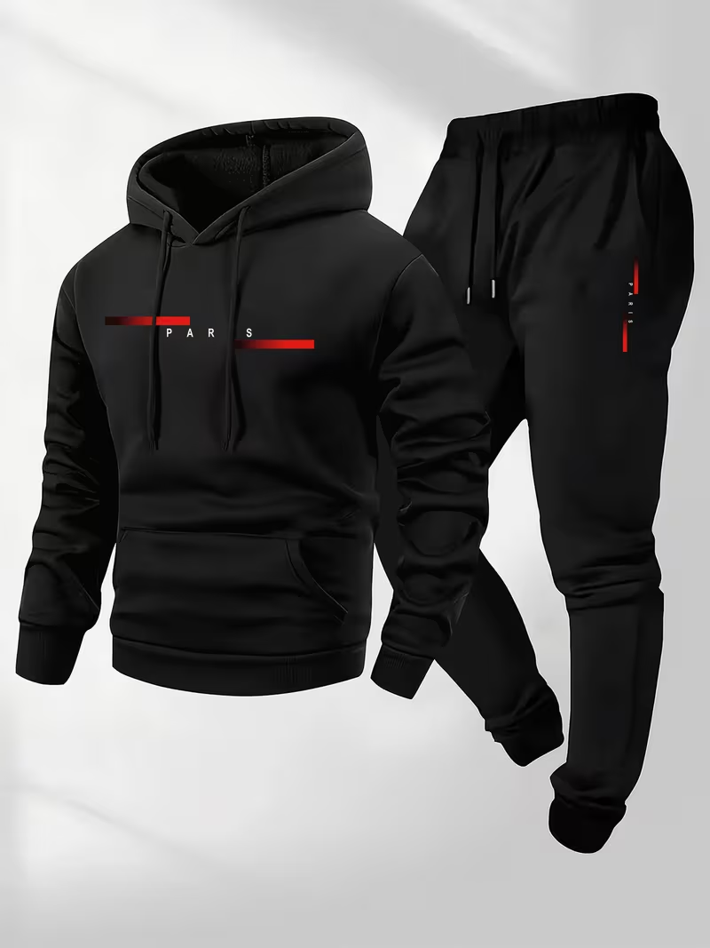 Мужской модный комплект с прин – обзор и цена Men'S Fashion Hoodies