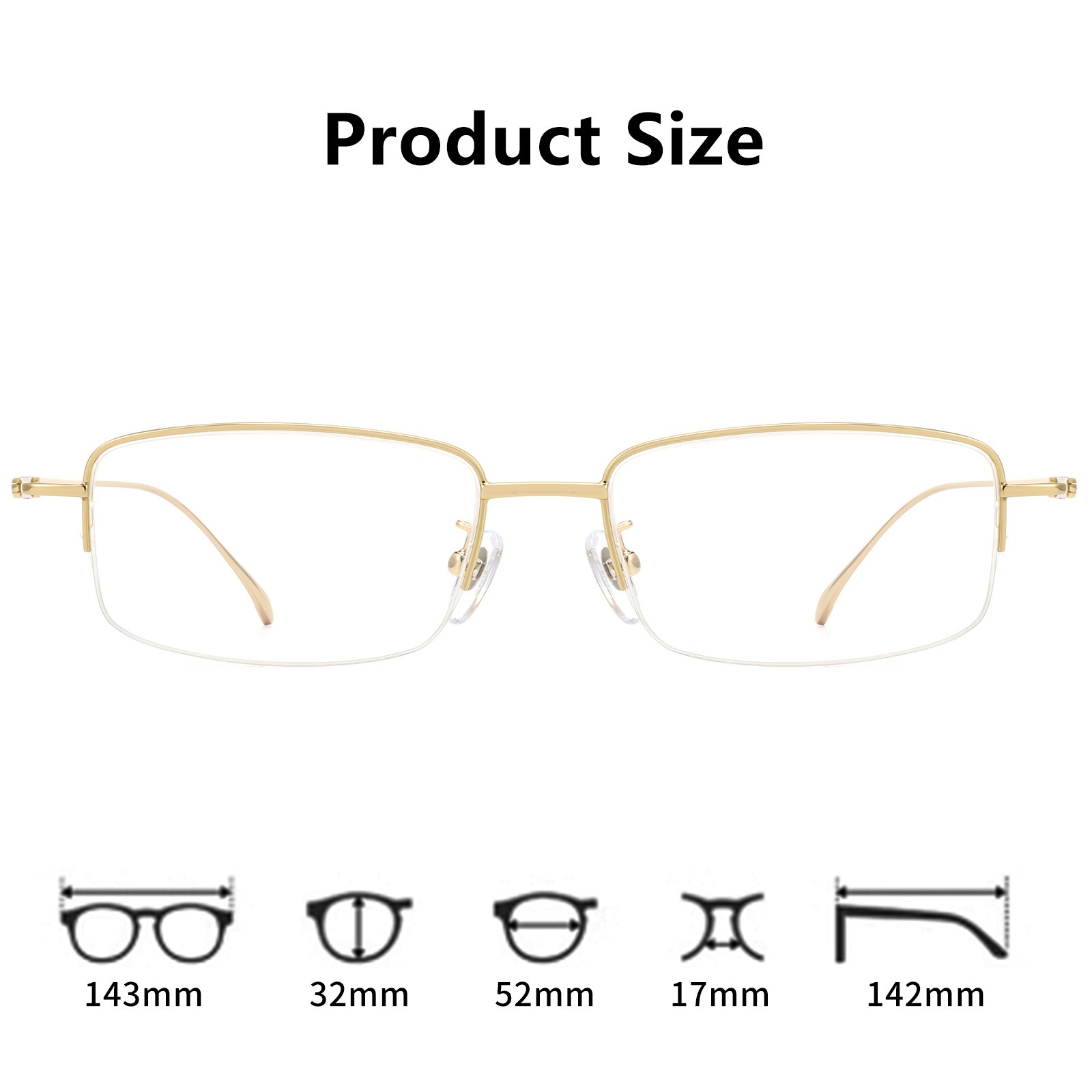 Модные деловые очки в полуопра – обзор и цена Men'S Fashion Non Prescription Glasses