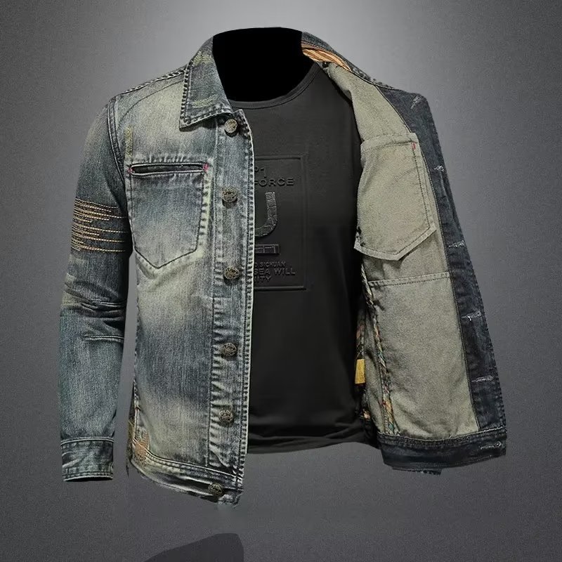 2025 зимняя джинсовая куртка м – обзор и цена Men'S Fashion Jeans 2025