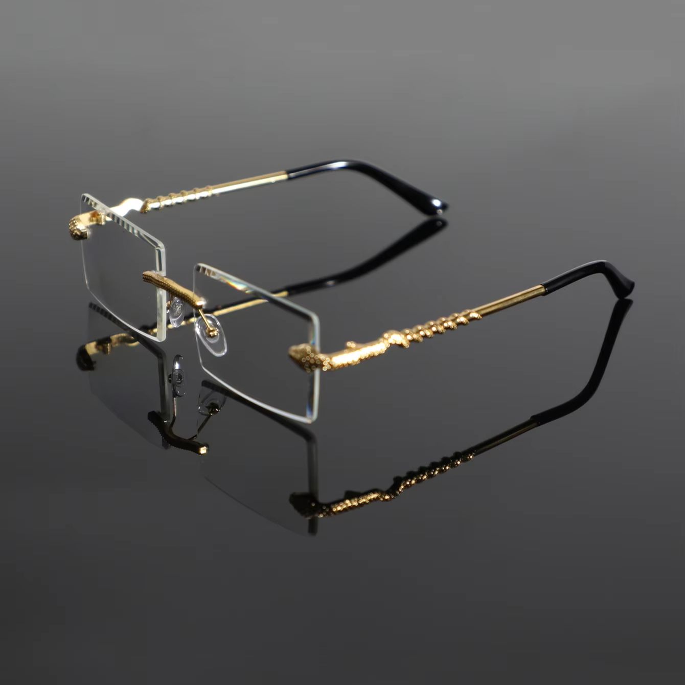 1 пара мужских металлических п – обзор и цена Men'S Fashion Non Prescription Glasses