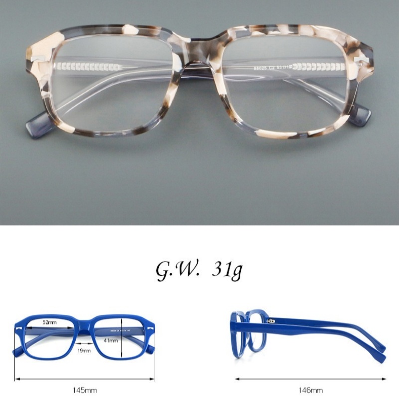 Ацетатные оптические очки в оп – обзор и цена Men'S Fashion Non Prescription Glasses