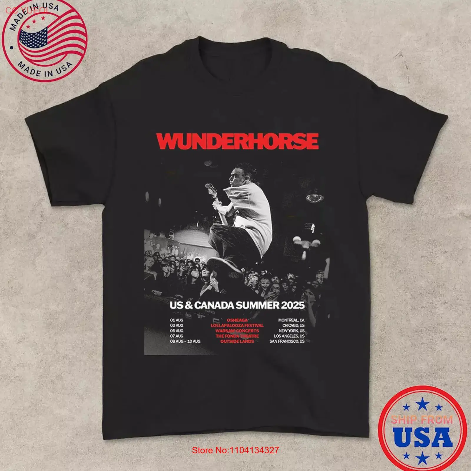 Футболка Wunderhorse 2025 Tour – обзор и цена Mens Fashion Summer 2025