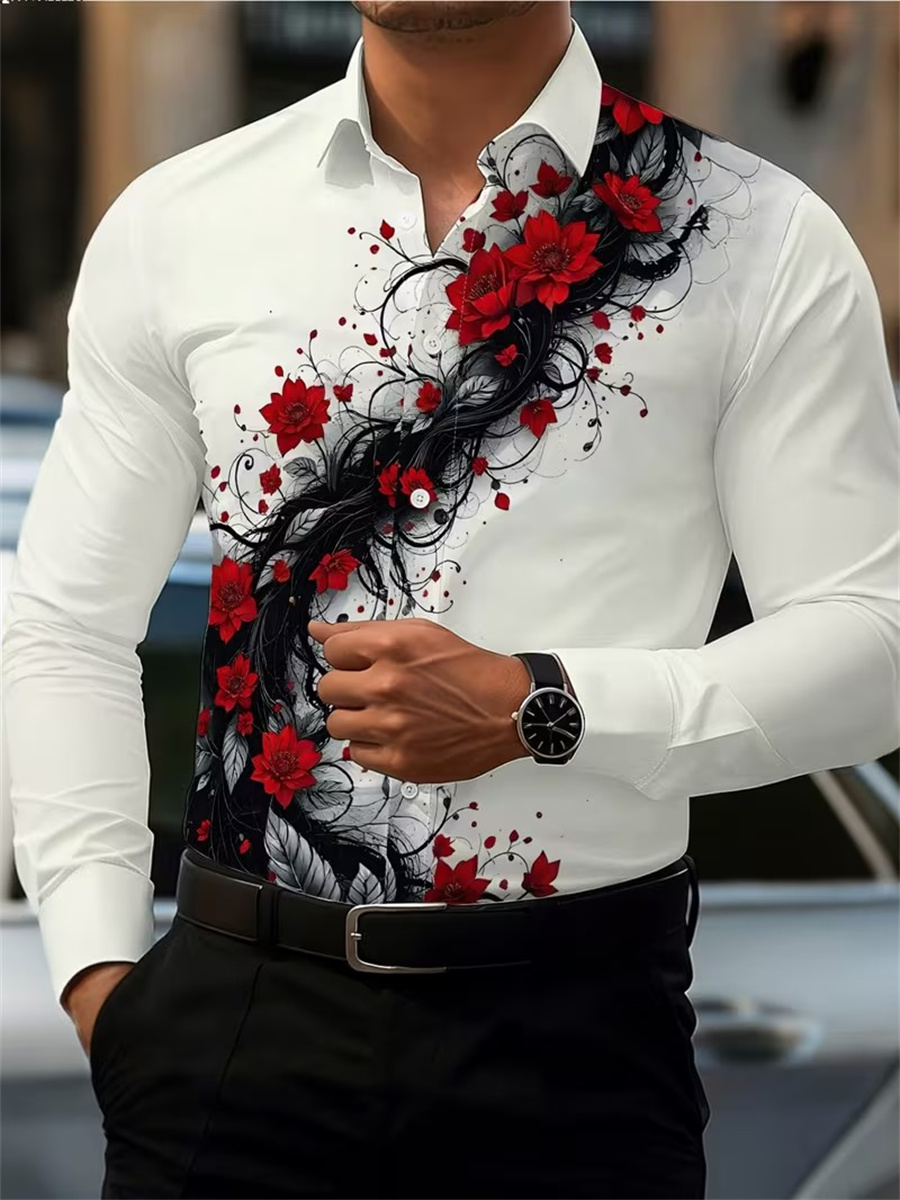 Мужская рубашка с длинным рука – обзор и цена Mens Fashion Top