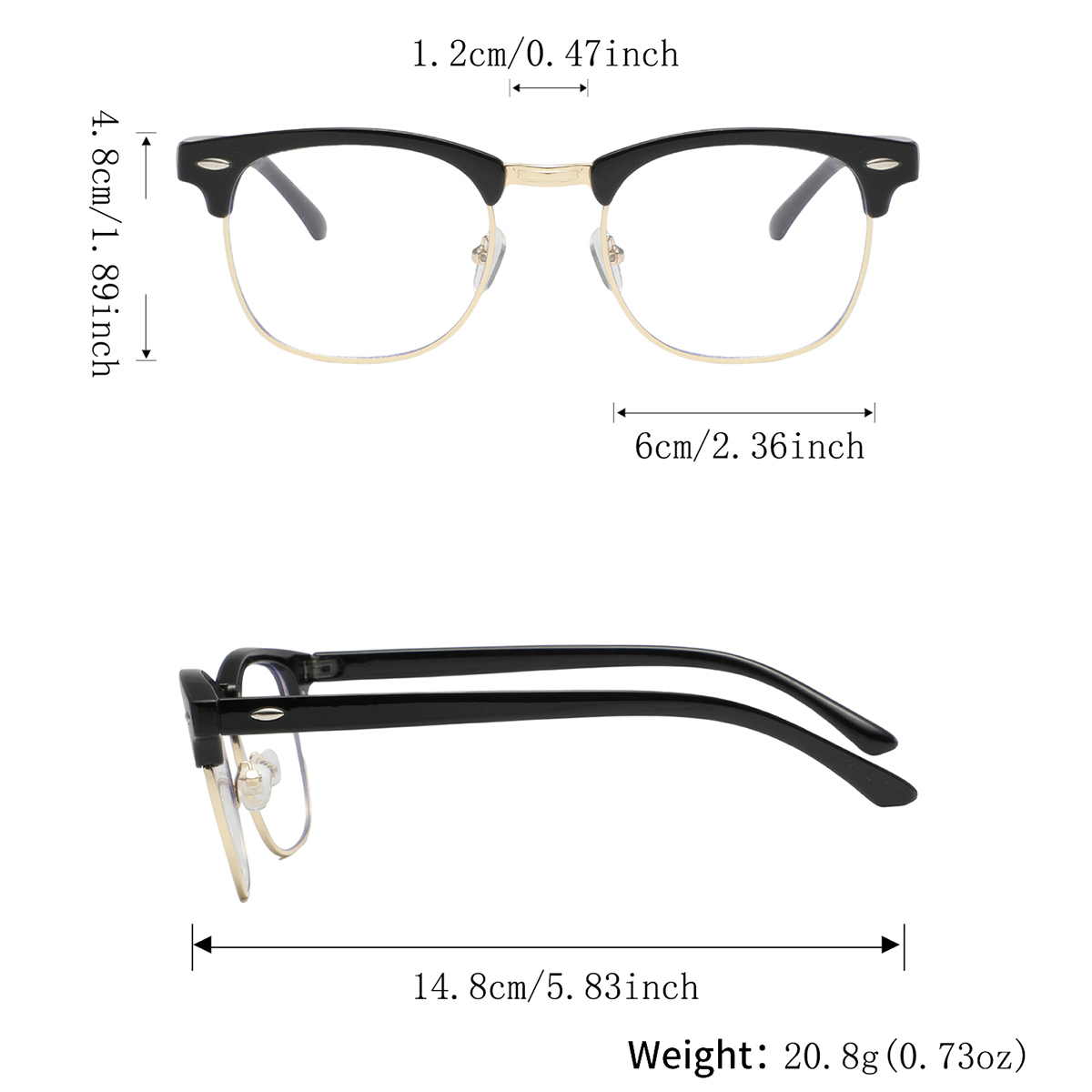 4 пары мужских металлических о – обзор и цена Men'S Fashion Non Prescription Glasses
